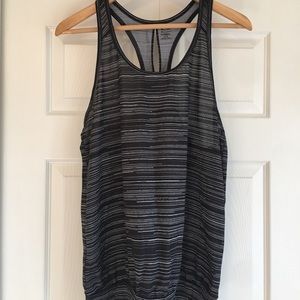 EUC Champion Duo Dry Grey and Black Workout Tank